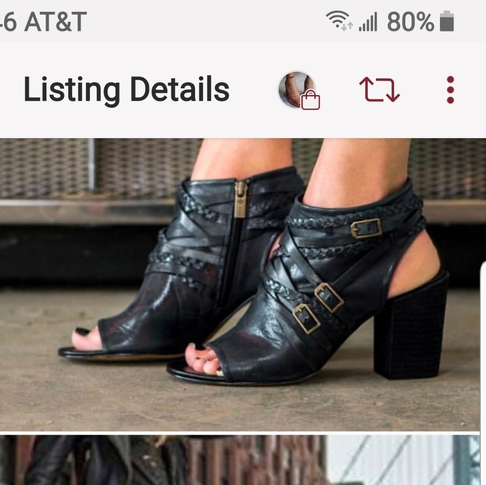 ROBIN STRAPPY BLACK HEEL SANDAL